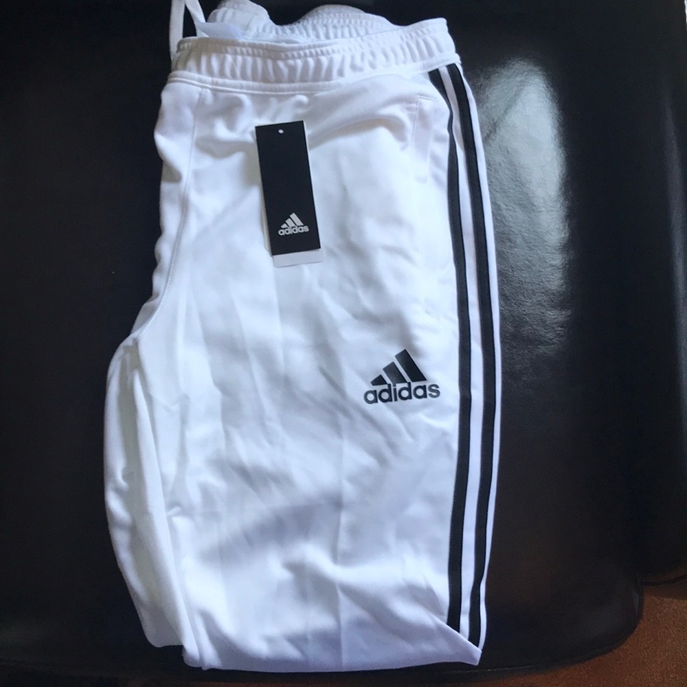 NWT Adidas White Joggers